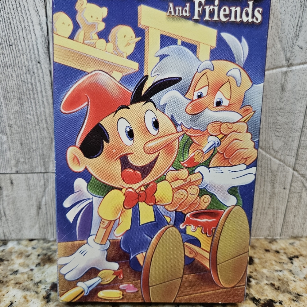 Pinocchio And Friends VHS Cardboard Sleeve 3 Cartoon Classics - Picture 6 of 7